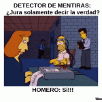 Homero En El Detector De Mentiras