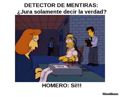 Homero En El Detector De Mentiras